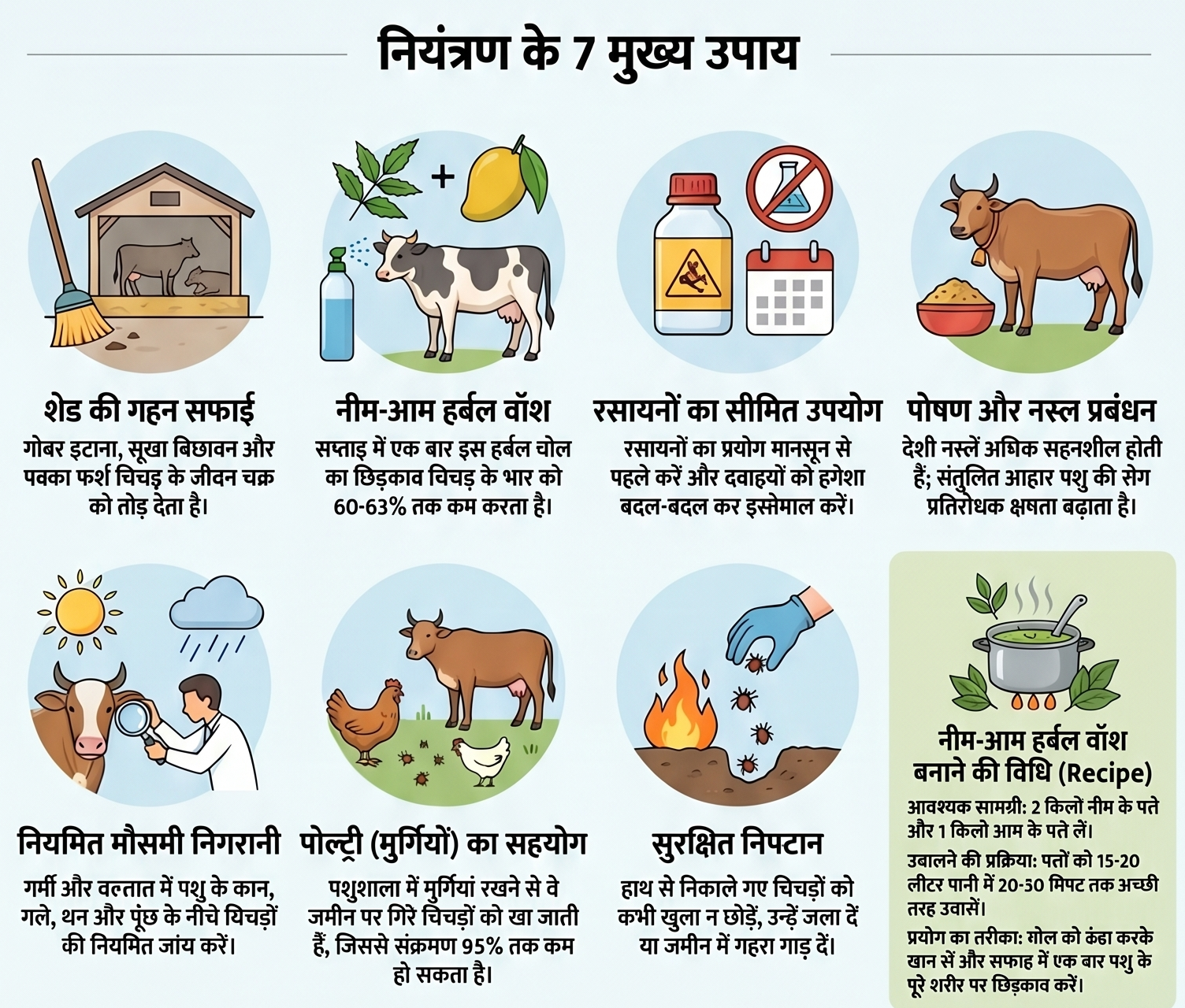 चिचड़/पिस्सू/क्लिला नियंत्रण: जीवन चक्र, नुकसान और रोकथाम के 7 उपाय